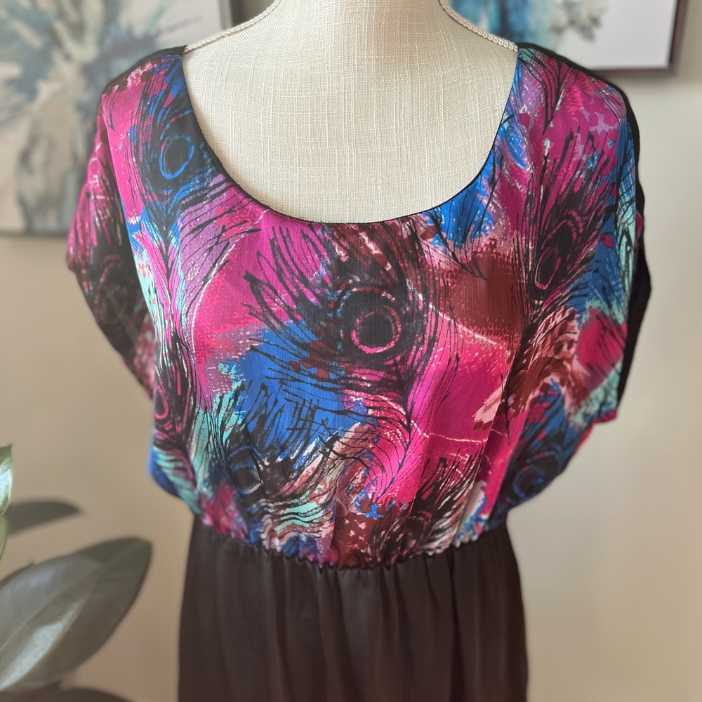 Forever 21 Peacock Dress